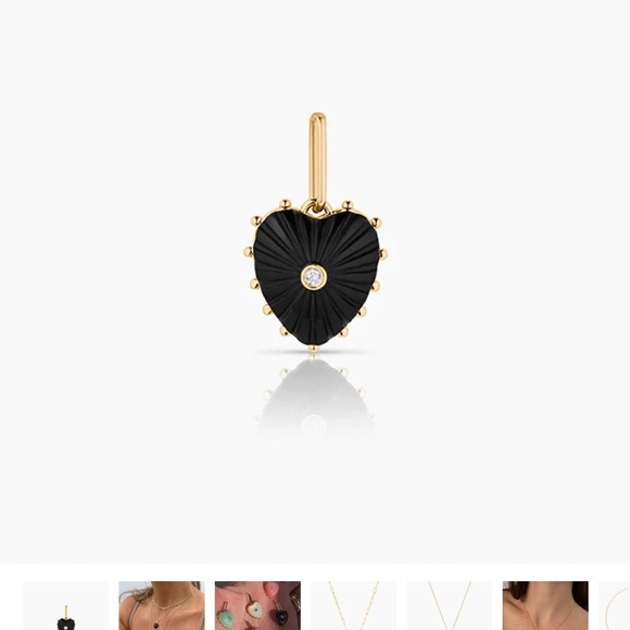Jewelry - Thatch jewelry Isabella 1 pendant or charm only in the onyx with cubic zirconia